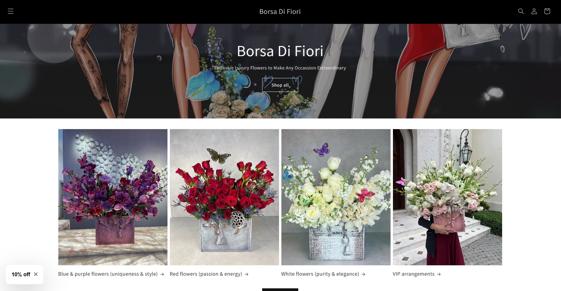 Borsa Di Fiori — luxury florist