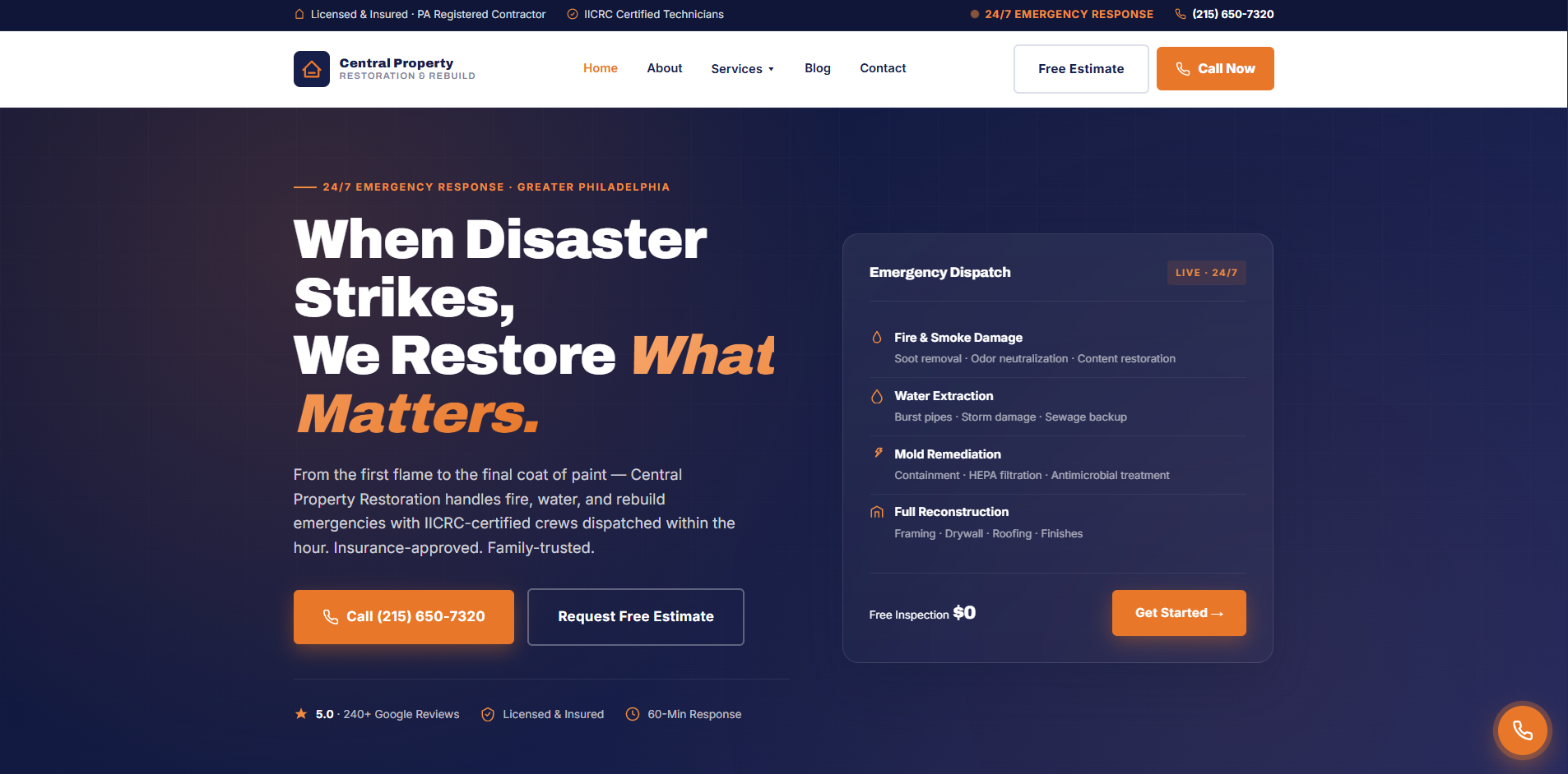 CPR Damage — restoration