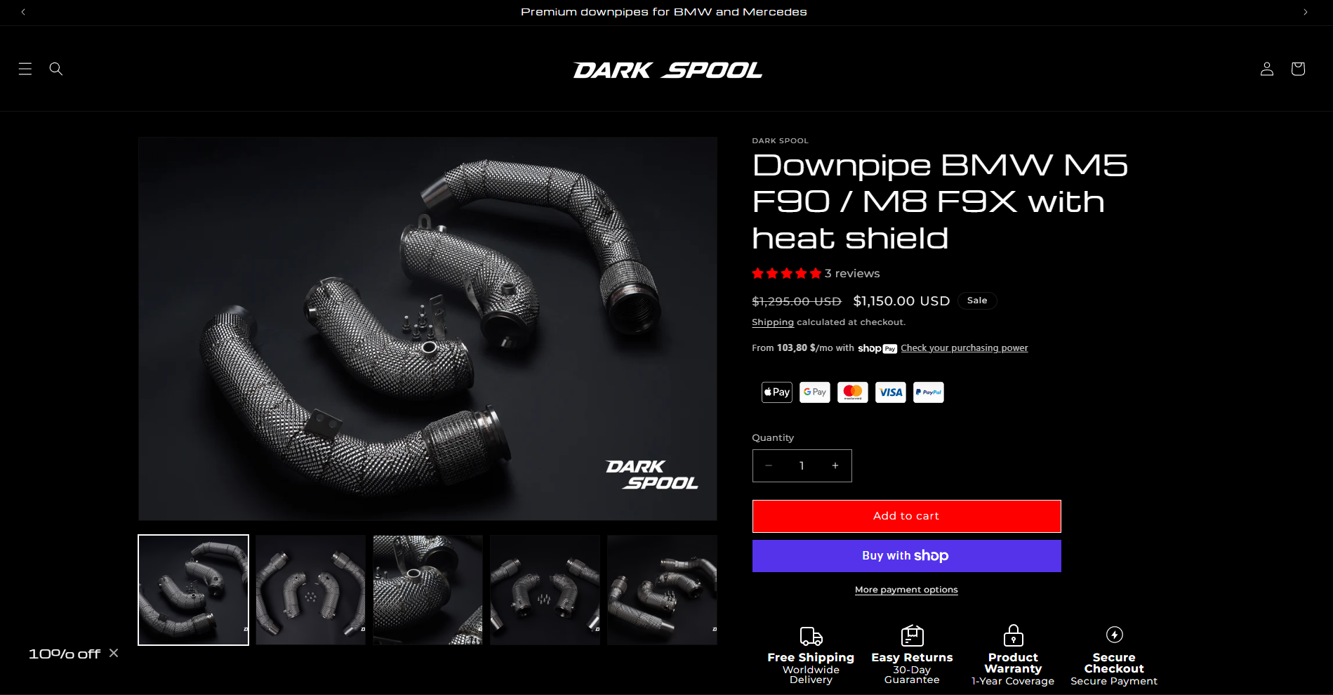 DarkSpool — product page